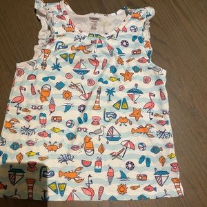 Gymboree girls pajama top size 7-8